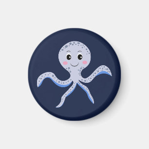 Octopus under the sea kids pattern magnet