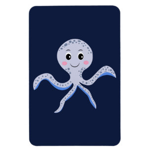 Octopus under the sea kids pattern magnet