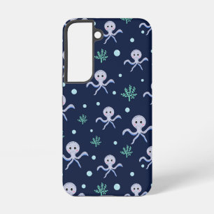 Octopus under the sea kids pattern samsung galaxy case