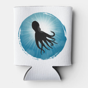 Octopus Underwater Aquatic Life Can Cooler
