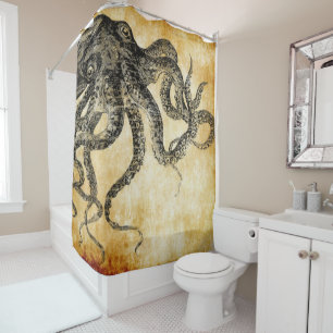 octopus v 1 shower curtain