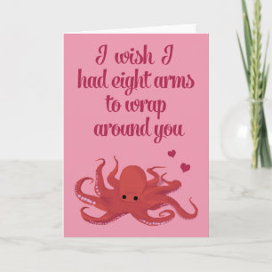 Octopus Valentine's Day Card