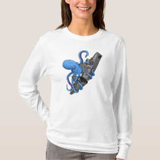 Octopus VS. Oil Tanker T-Shirt