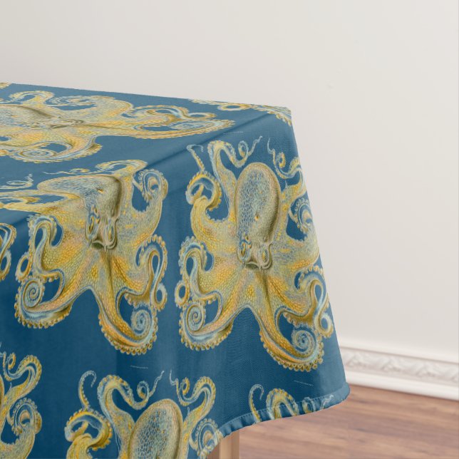 Octopus Vulgaris by Ernst Haeckel Tablecloth (In Situ)