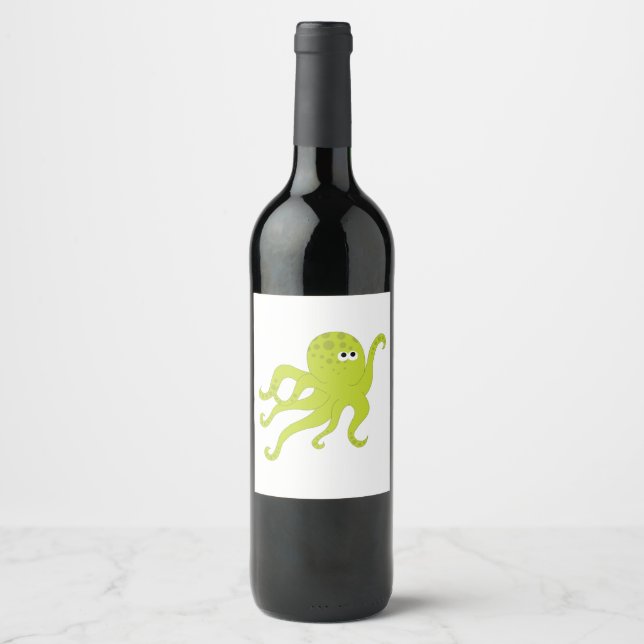 Octopus Wine Label (Front)
