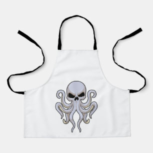 Octopus with 8 Arms & Skull Apron