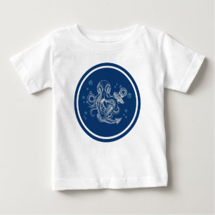 Octopus with Anchor Baby T-Shirt
