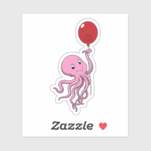 Octopus with Balloon
