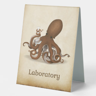 Octopus With Flask Chemistry Science laboratory