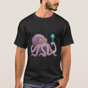 Octopus with Lollipop T-Shirt