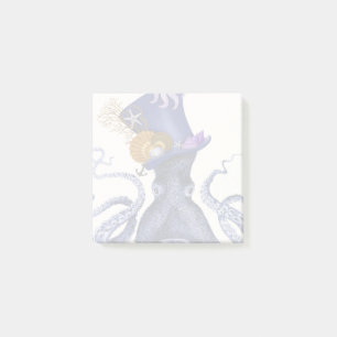 Octopus with Nautical Hat Post-it Notes