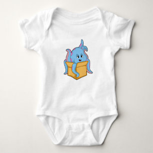 Octopus with Packet.PNG Baby Bodysuit