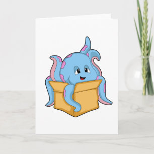 Octopus with Packet.PNG Card
