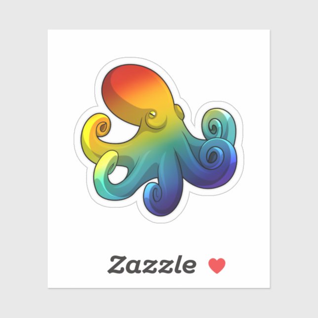 Octopus with Rainbow (Sheet)