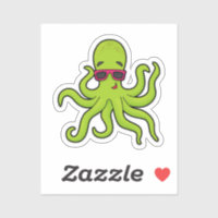 Octopus with Sunglasses