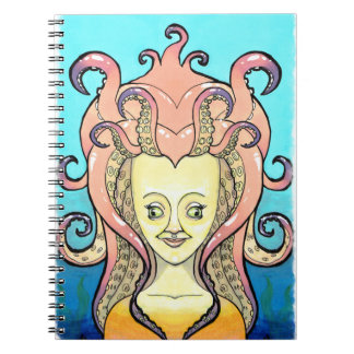 octopus woman notebook