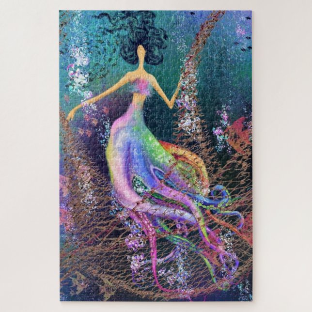 Octopus Woman Puzzle (Vertical)