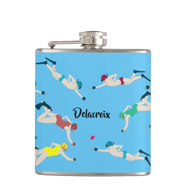 Octopush Hip Flask (Front)