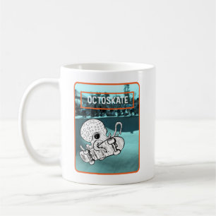 Octoskate Skateboarding Octopus Coffee Mug