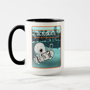Octoskate Skateboarding Octopus Mug
