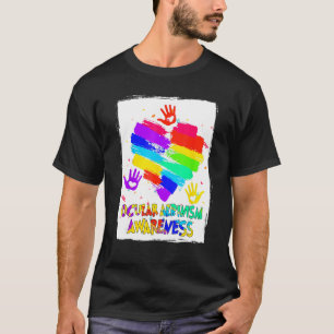 Ocular Albinism Awareness Wear Rainbow 2 T-Shirt