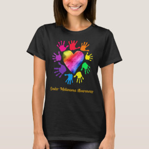 Ocular Melanoma Awareness Hands Ocular Melanoma T-Shirt