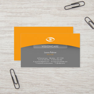 Oculist Optican Professional Business Card