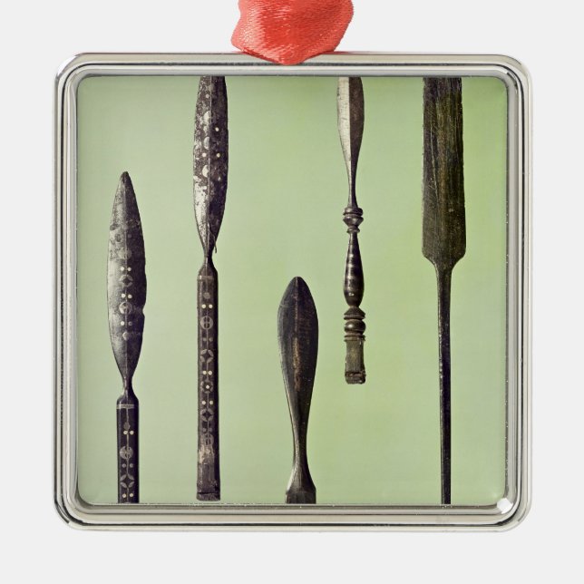 Oculist's instruments, c.270 metal ornament (Front)