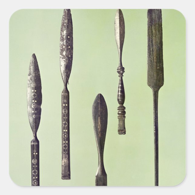 Oculist's instruments, c.270 square sticker (Front)