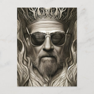 Od Rockers Never Die Surreal Fantasy Art  Postcard