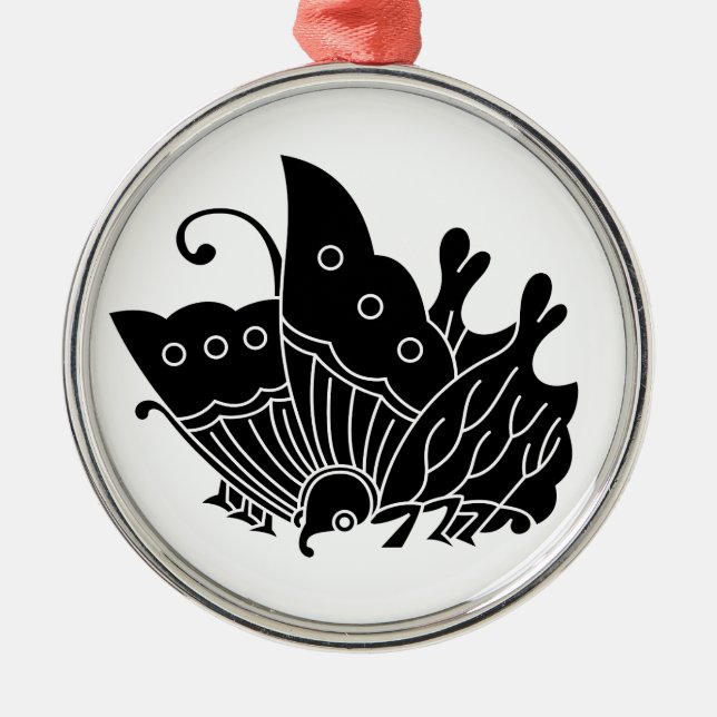 Oda butterfly metal tree decoration (Front)