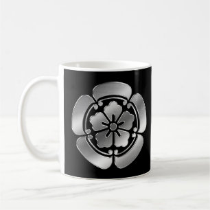 Oda Clan Kamon Silver Chrome Coffee Mug