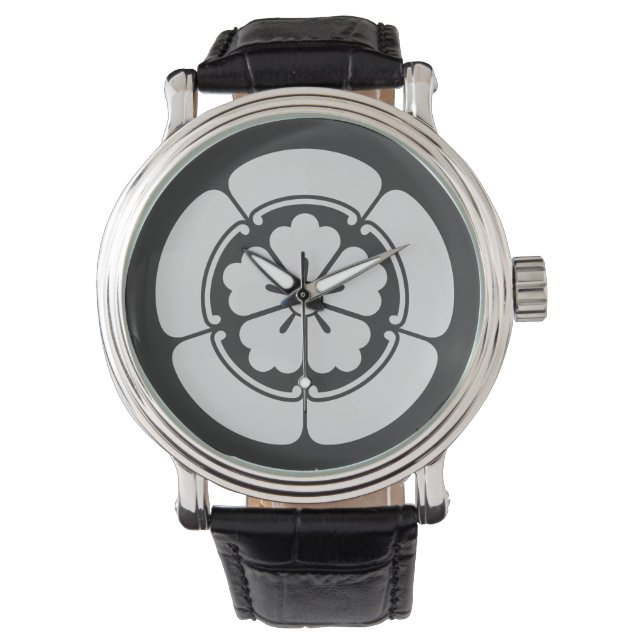 Oda Mokkou | KAMON [ Japanese Family Crest ]  Watch (Front)