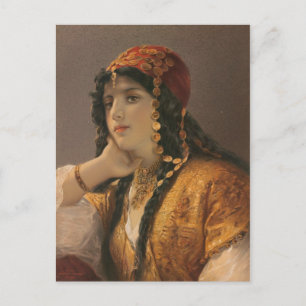 Odalesque by Gustav Richter Chromolithograph Postcard