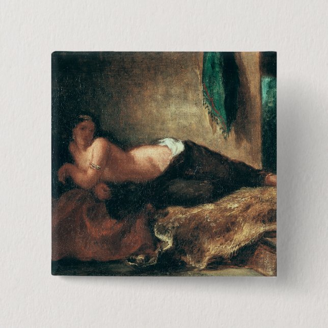 Odalisque 15 Cm Square Badge (Front)