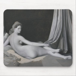 Odalisque in Grisaille Mouse Pad