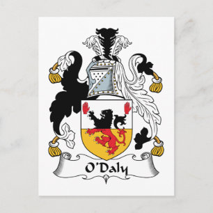 O'Daly Family Crest Postcard