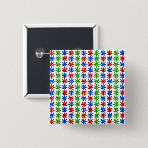 Odd Abstract Pattern Button