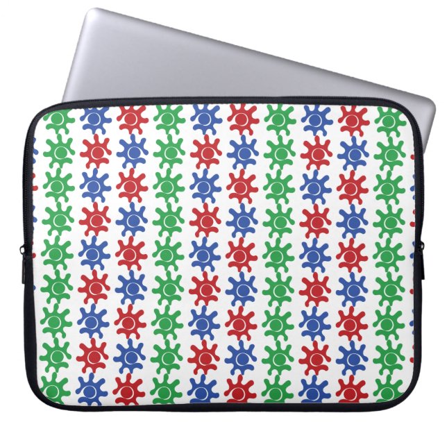 Odd Abstract Pattern Laptop Sleeve 15-inch (Front)