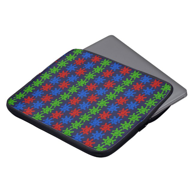 Odd Abstract Pattern Laptop Sleeve 15-inch (Front Top)