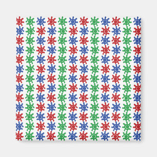 Odd Abstract Pattern Magnet