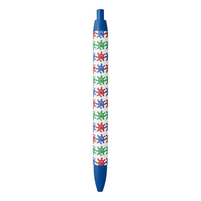 Odd Abstract Pattern Pen (Front Vertical)