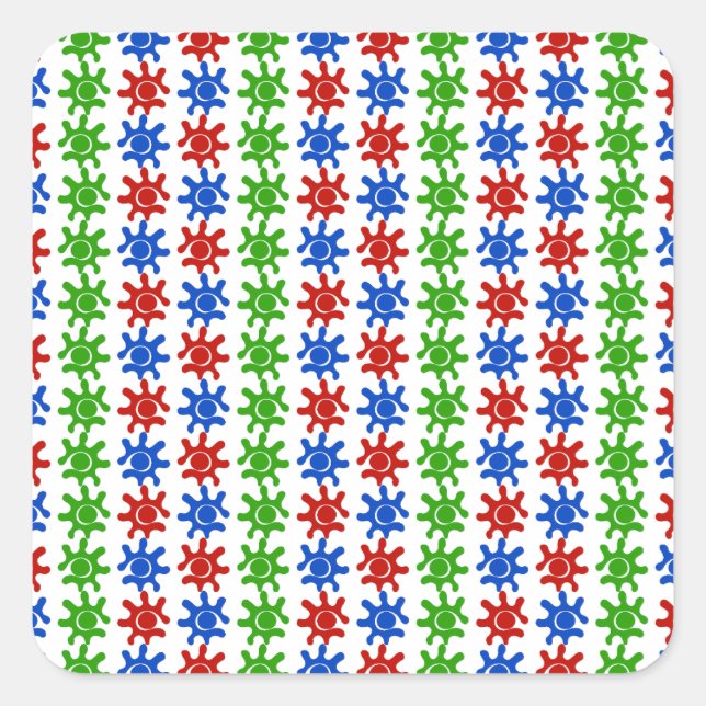 Odd Abstract Pattern Sticker (Front)