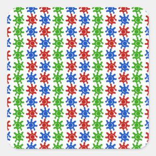 Odd Abstract Pattern Sticker