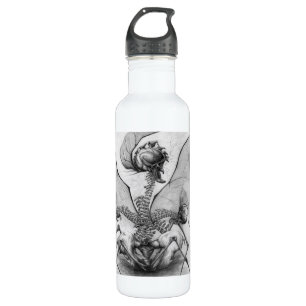 Odd Bone Fellow Goth Horror Skeleton Creature Art 710 Ml Water Bottle