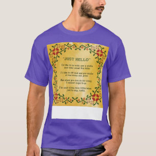 Odd Couple Just Hello T-Shirt