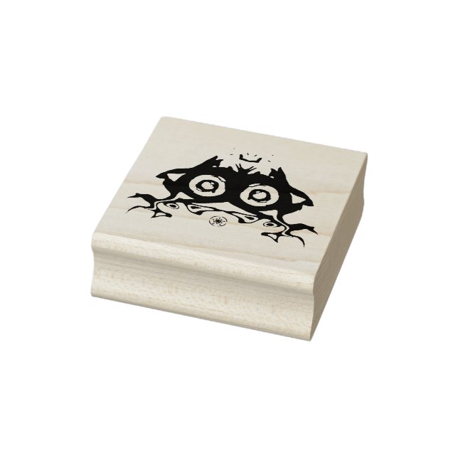 Odd crowned thingy-frog rubber stamp (Stamp)
