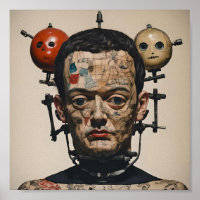 Odd Doll Surrealist AI image 010 P