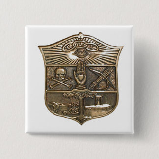 odd fellows 15 cm square badge