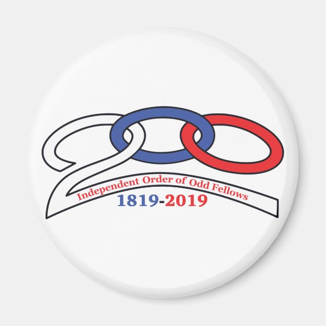 Odd Fellows 200 Links Magnet (Front)